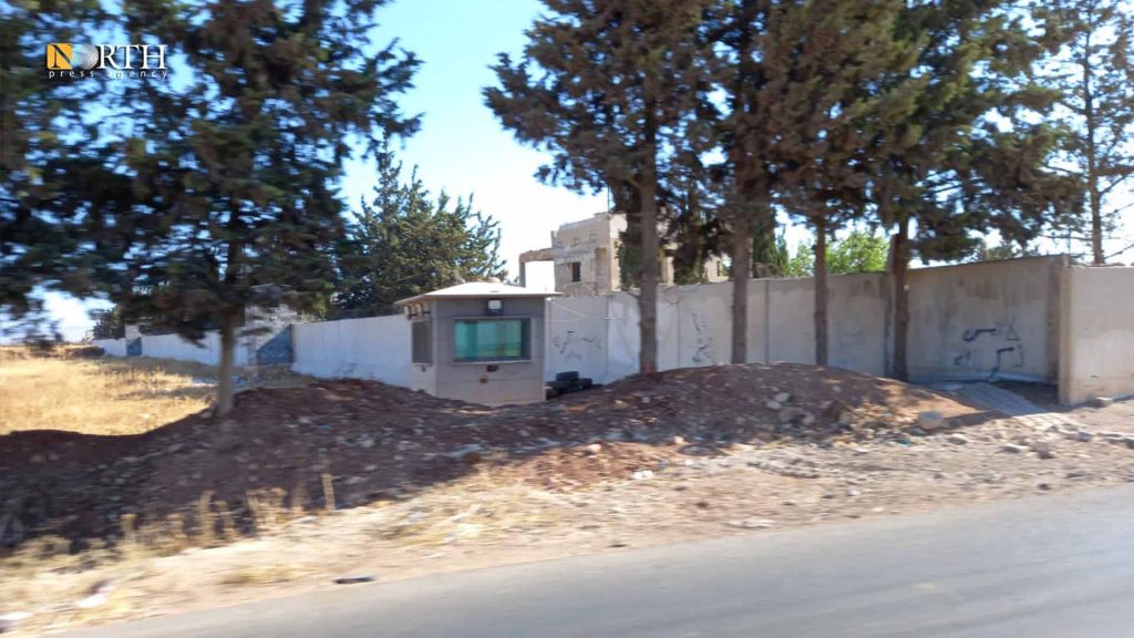 القاعدة التركية في مدينة أعزاز بريف حلب الشمالي- نورث برس