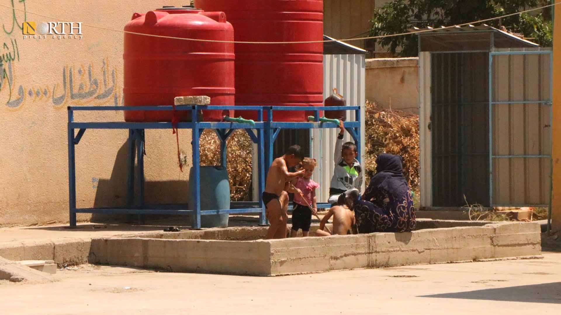 مركز إيواء في تل تمر شمال الحسكة - نورث برس