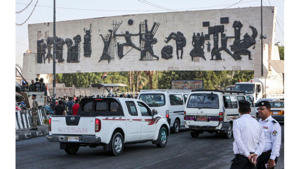 ساحة التحرير في العاصمة العراقية بغداد- من الإنترنت