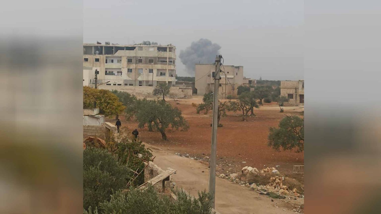 قصف على بلدة سرمين بريف إدلب الشرقي