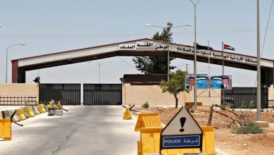 معبر نصيب-جابر على الحدود السورية الأردنية