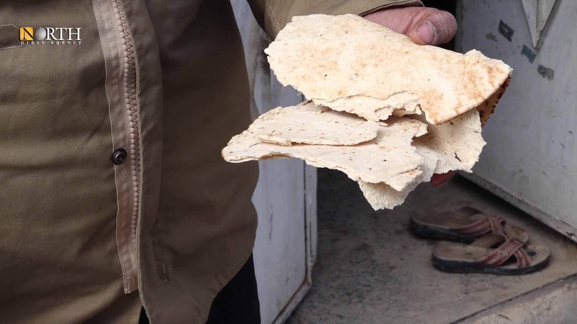 رداءة الخبز في الفرن الوحيد بمنطقة جبل عبد العزيز شمالي الحسكة ـ نورث برس