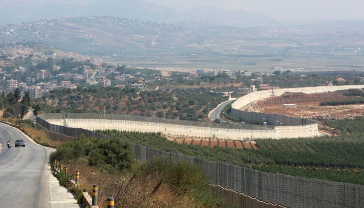 جدار حدودي بين أسرائيل ولبنان
