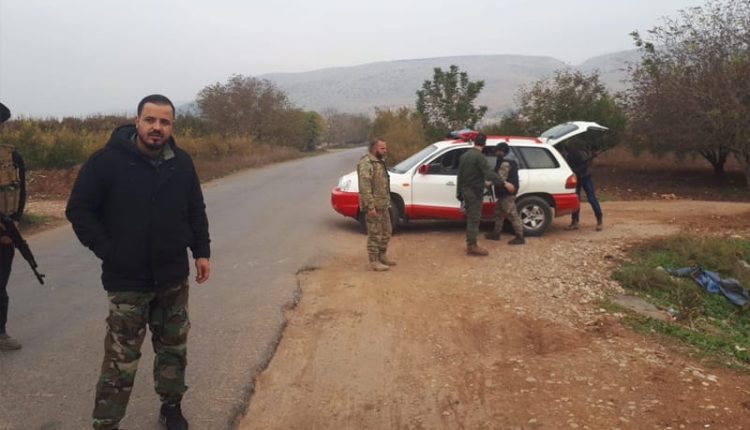 حاجز لفصيل الشرطة العسكرية بناحية بلبل بريف عفرين- متداول