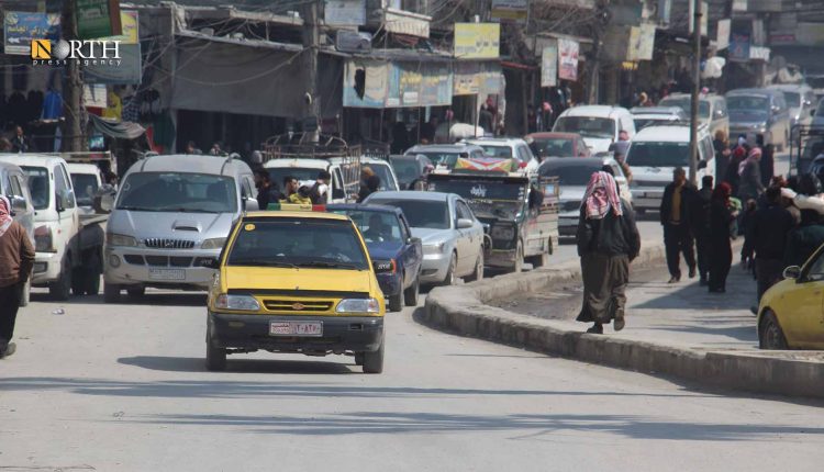 شارع السرايا وسط مدينة منبج شمالي سوريا – نورث برس