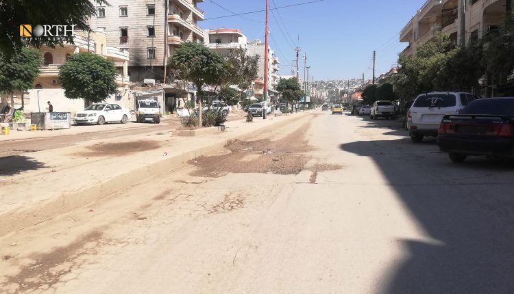 شارع الفيلات في مدينة عفرين – نورث برس
