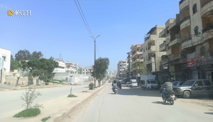 شارع راجو في مدينة عفرين- نورث برس