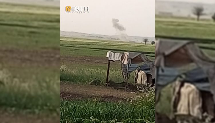 قصف على ريف الغربي لمدينة تل أبيض - نورث برس