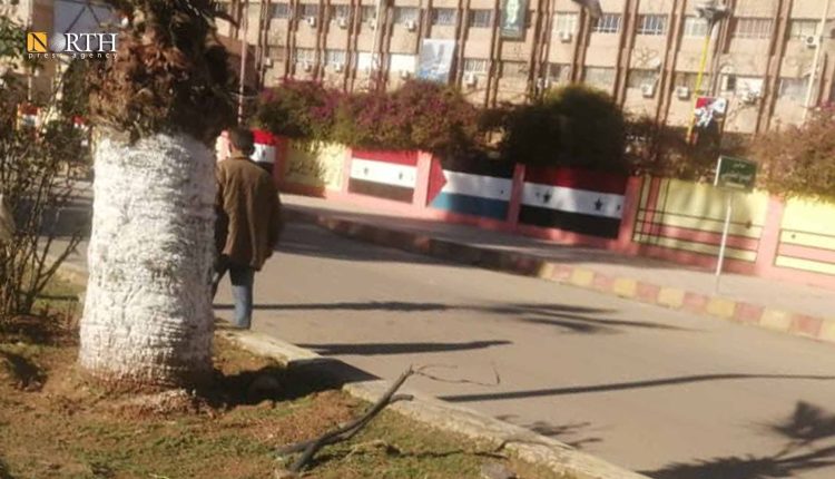 مبنى المجمع الحكومي في منطقة درعا المحطة – نورث برس