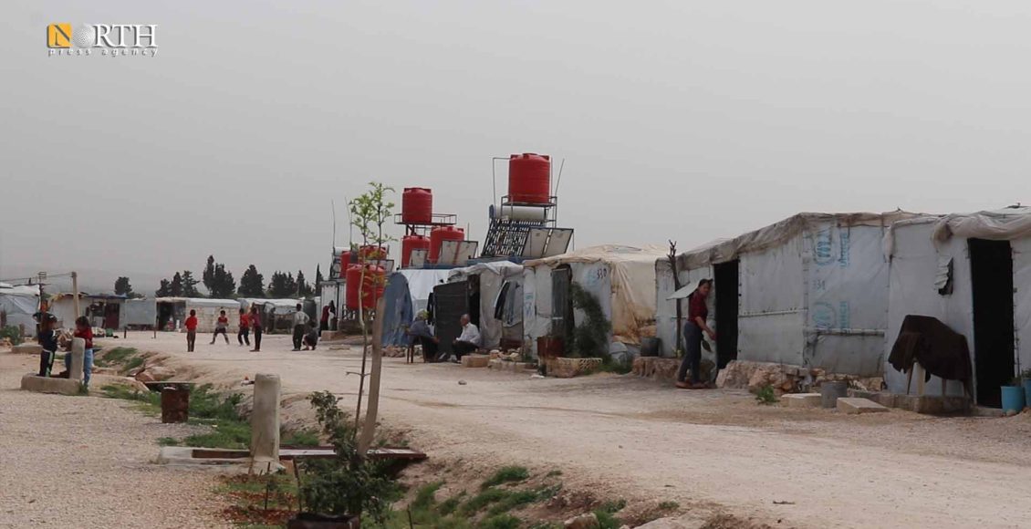 مخيم برخودان في ريف حلب الشّمالي- نورث برس