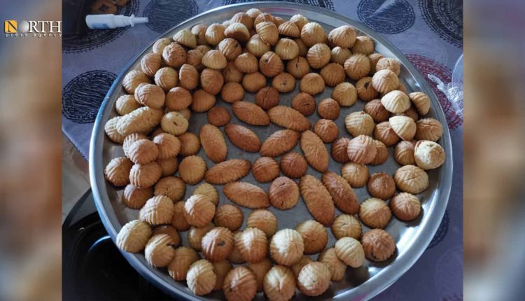 معمول العيد الذي يتم صناعته في المنازل- نورث برس