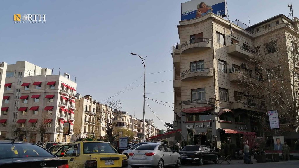 منطقة البرامكة وسط دمشق- نورث برس