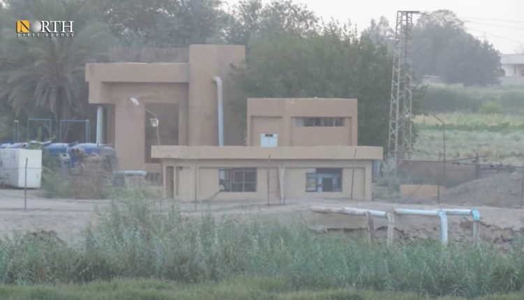 نقطة عسكرية للدفاع الوطني ببلدة صبيخان شرقي دير الزور- نورث برس