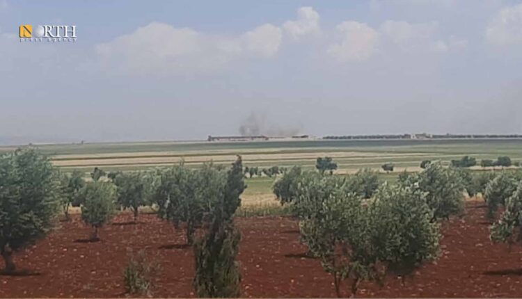 القصف التركي على قرى شمالي حلب- نورث برس
