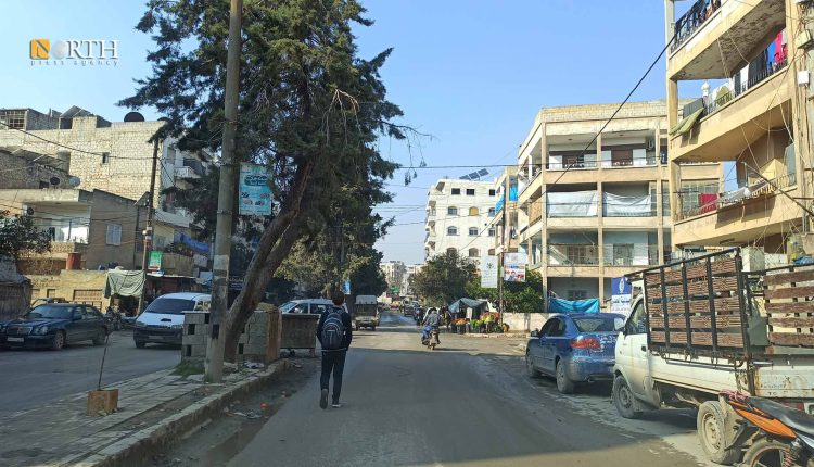 المدخل الغربي لمدينة إدلب- نورث برس