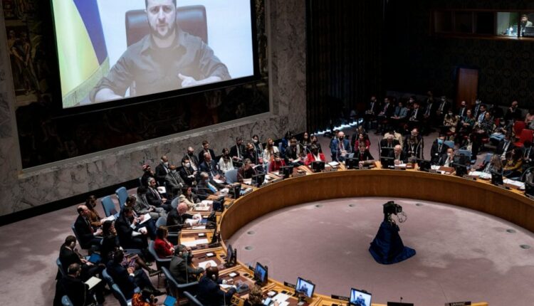 جلسة لمجلس الأمن الدولي بخصوص الحرب في أوكرانيا