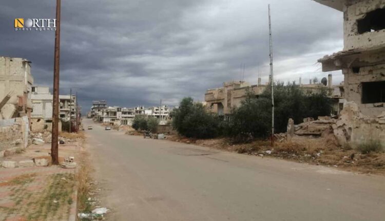 حي المنشية بمدينة درعا- نورث برس