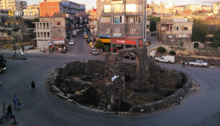 دوار المشنقة وسط مدينة السويداء ـ نورث برس