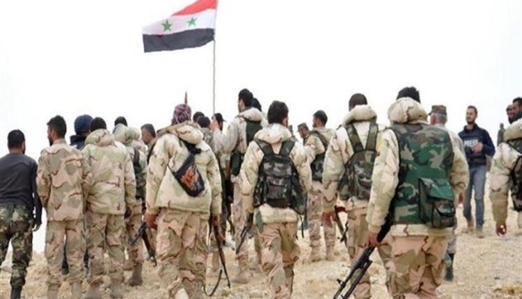 عناصر من القوات الحكومية في بادية تدمر شرقي سوريا – تعبيرية