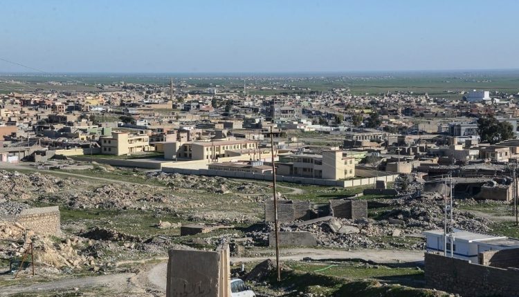 مدينة شنكال التابعة لمحافظة نينوى شمال غربي العراق