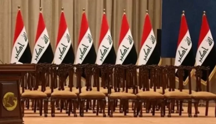 : مقاعد في قاعة البرلمان العراقي مخصصة لمرشحي الحقائب الوزارية في الحكومة - أرشيفية