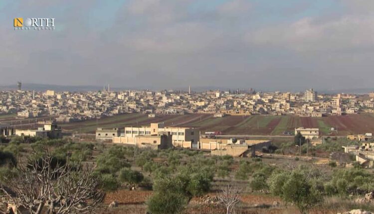 منطقة الطامورة وباشمرا في ريف حلب الشمالي الغربي- نورث برس