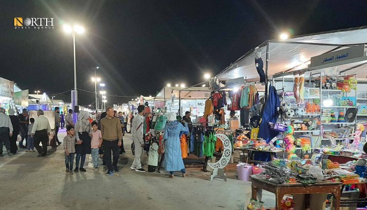 مهرجان رمضان الخير المقام على أرض مدينة المعارض القديمة بدمشق- نورث برس