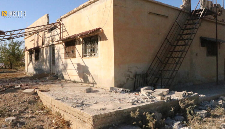 آثار الدمار بريف تل تمر جراء القصف التركي – نورث برس