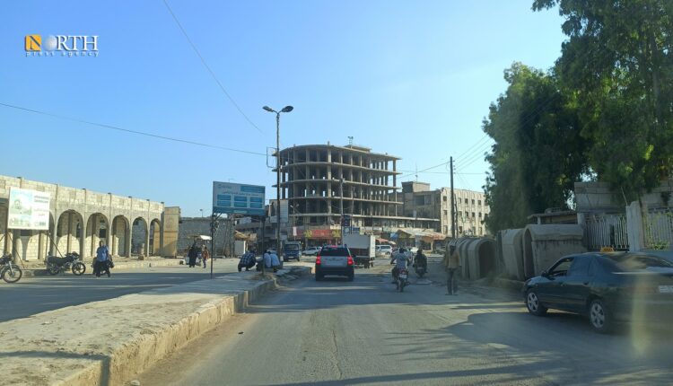 الشارع العام وسط مدينة عفرين شمال حلب – نورث برس