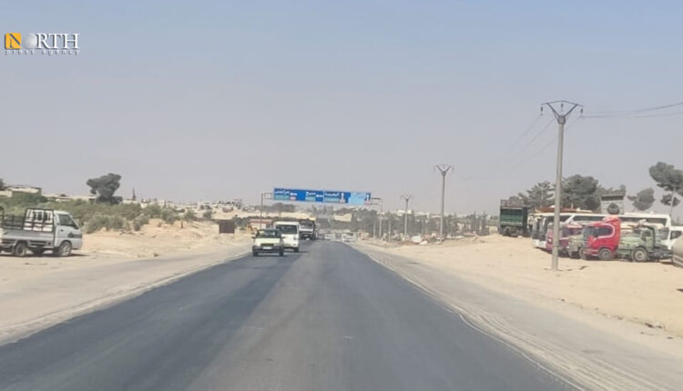 المدخل الغربي لمدينة منبج – نورث برس