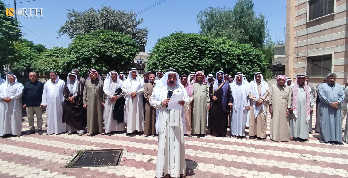 بيان لشيوخ ووجهاء عشائر في منبج تنديداً بالتهديدات التركية على شمال سوريا – نورث برس