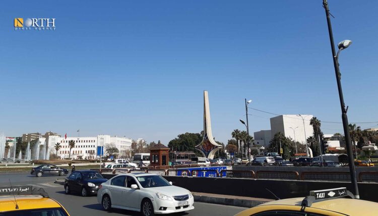 ساحة الأمويين وسط دمشق– نورث برس
