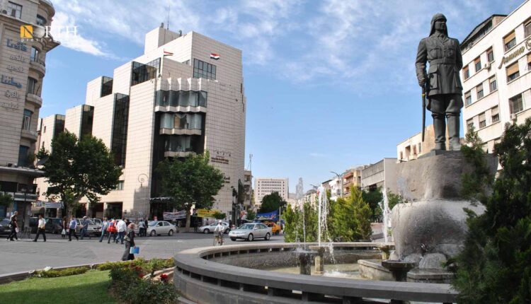ساحة المحافظة وسط دمشق– نورث برس