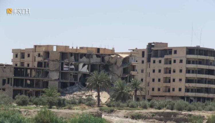حي الطيبة ببلدة الميادين شرقي دير الزور - نورث برس