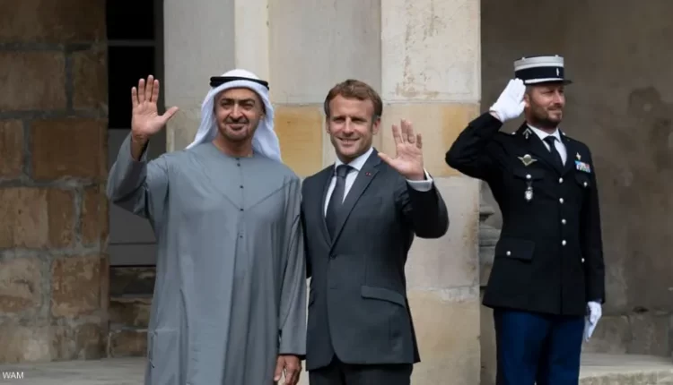 الرئيس الفرنسي ونظيره الإماراتي في باريس