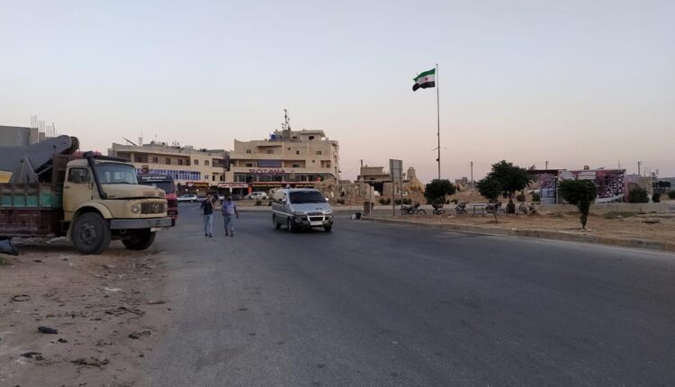 دوار الجمال في مدينة أعزاز- نورث برس