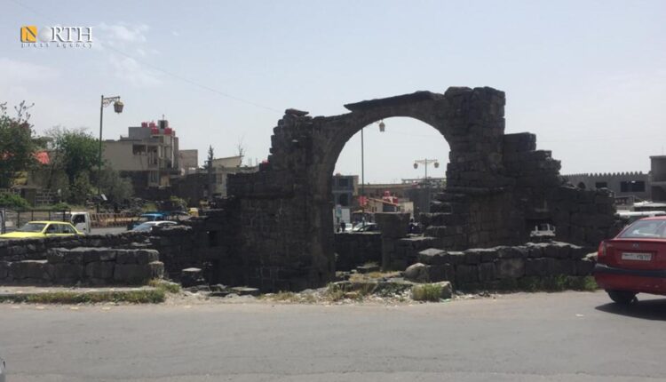 دوار المشنقة وسط مدينة السويداء- نورث برس