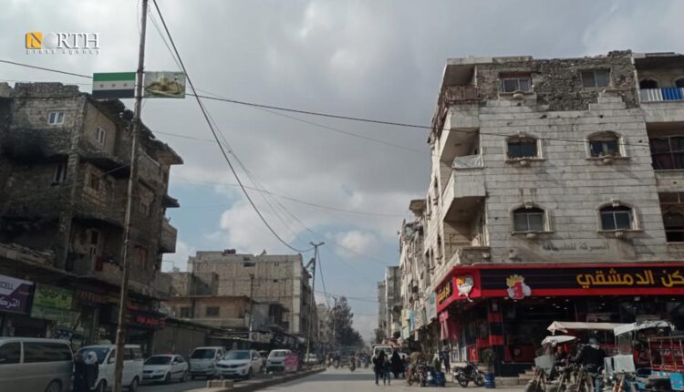 سوق مدينة الباب بريف حلب الشرقي- نورث برس