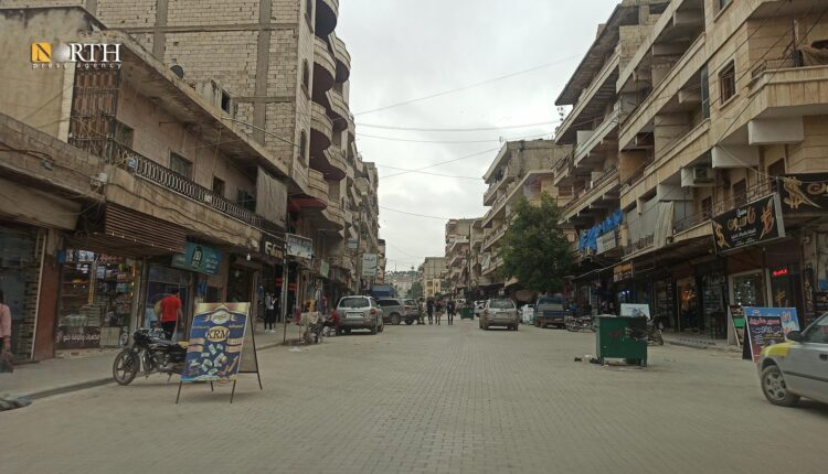 سوق مدينة عفرين شمال حلب – نورث برس