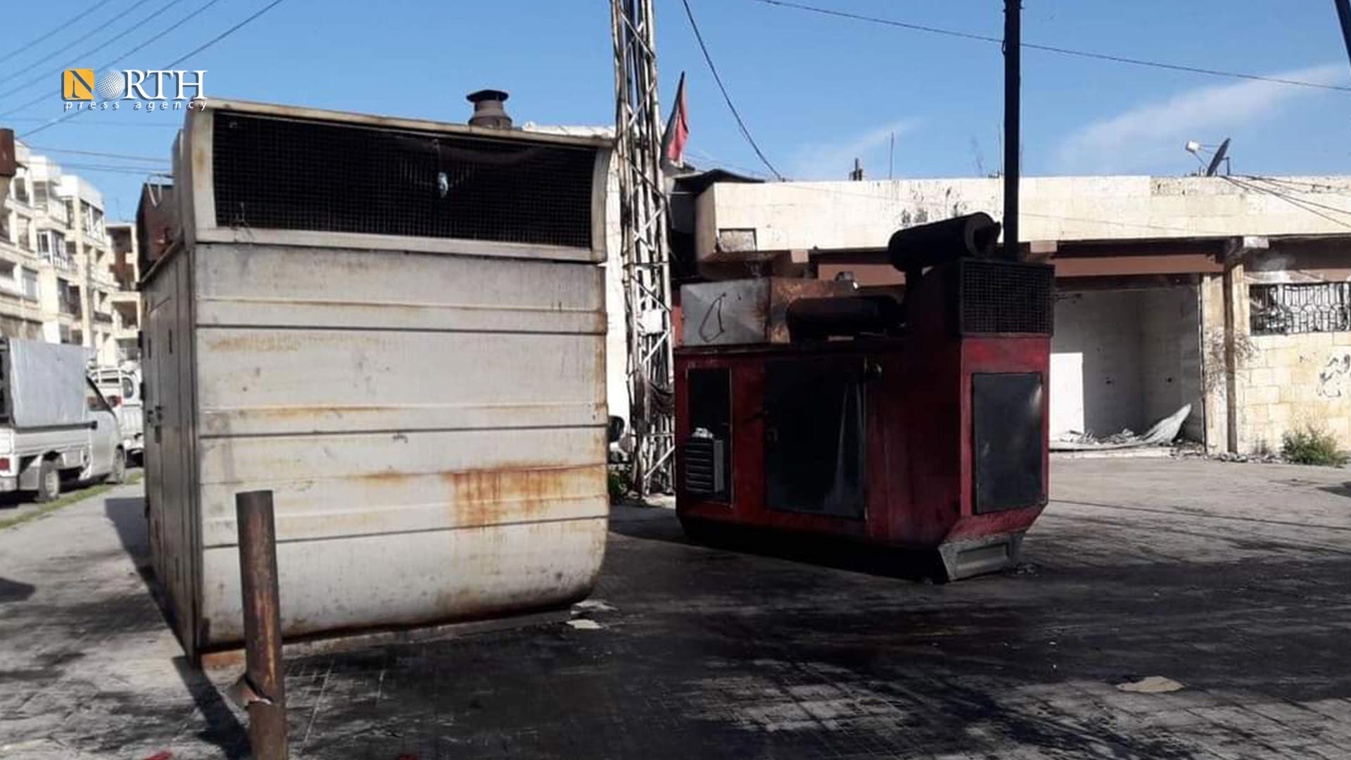 مولّدة كهرباء (الأمبيرات) في حي الميدان بحلب- نورث برس