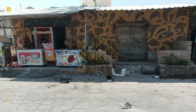 آثار قصف تركي لسوق شعبي في تل رفعت – نورث برس