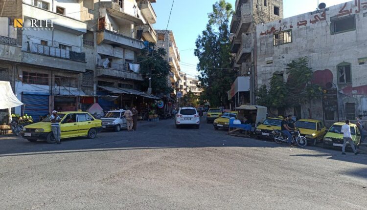 الساحة الرئيسية في مدينة أريحا جنوبي إدلب- نورث برس