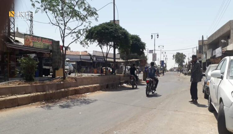 بلدة المزيريب بريف درعا الغربي- نورث برس