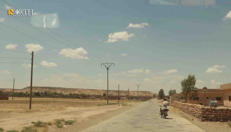 بلدة مركدة جنوب الحسكة- نورث برس