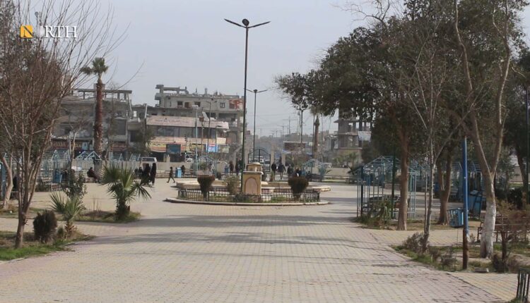 حديقة الرشيد وسط مدينة الرقة – نورث برس