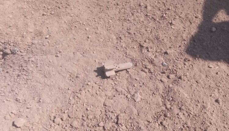 قذيفة هاون قرب عامودا