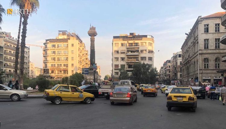ساحة المرجة وسط دمشق - نورث برس/ أرشيف