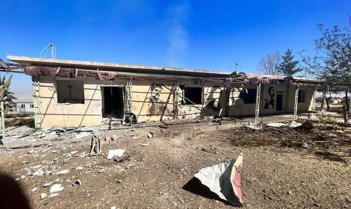 آثار الدمار الذي خلّفه الهجوم الإيراني على إقليم كردستان- متداول