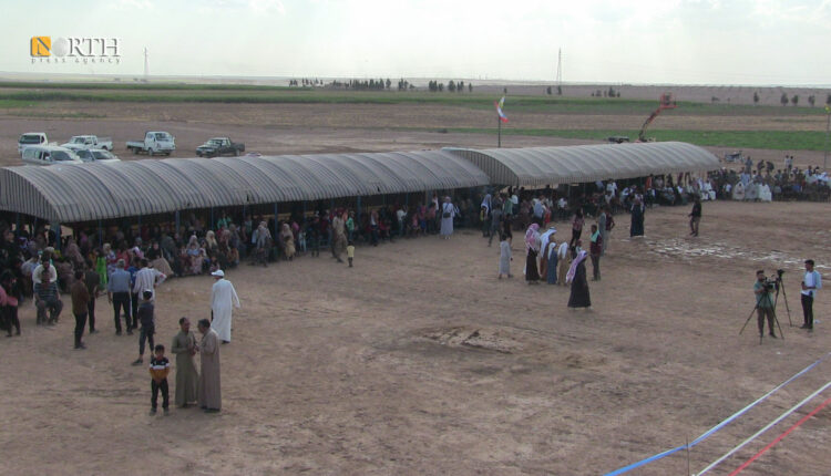 مهرجان تل أبيض الثالث للثقافة والتراث في بلدة عين عيسى – نورث برس