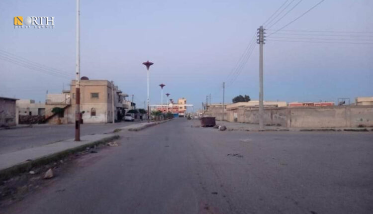 الطريق الرئيسي في مدينة الصنمين بريف درعا الشمالي - نورث برس